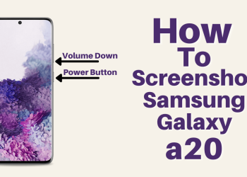 How To Screenshot On Samsung a20