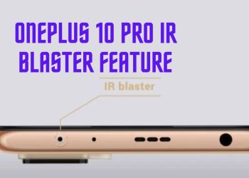 OnePlus 10 Pro IR Blaster Feature