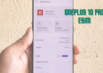 OnePlus 10 Pro eSIM